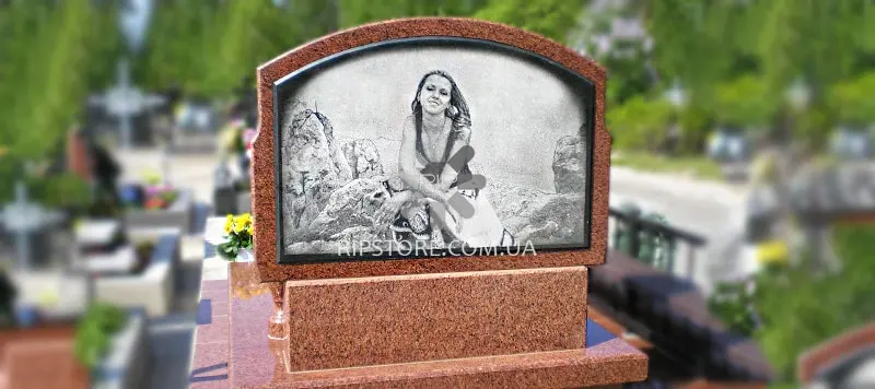 66. Памятник стела с гранита