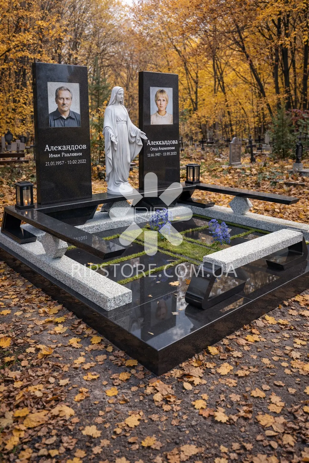 Фото пам'ятників для двох