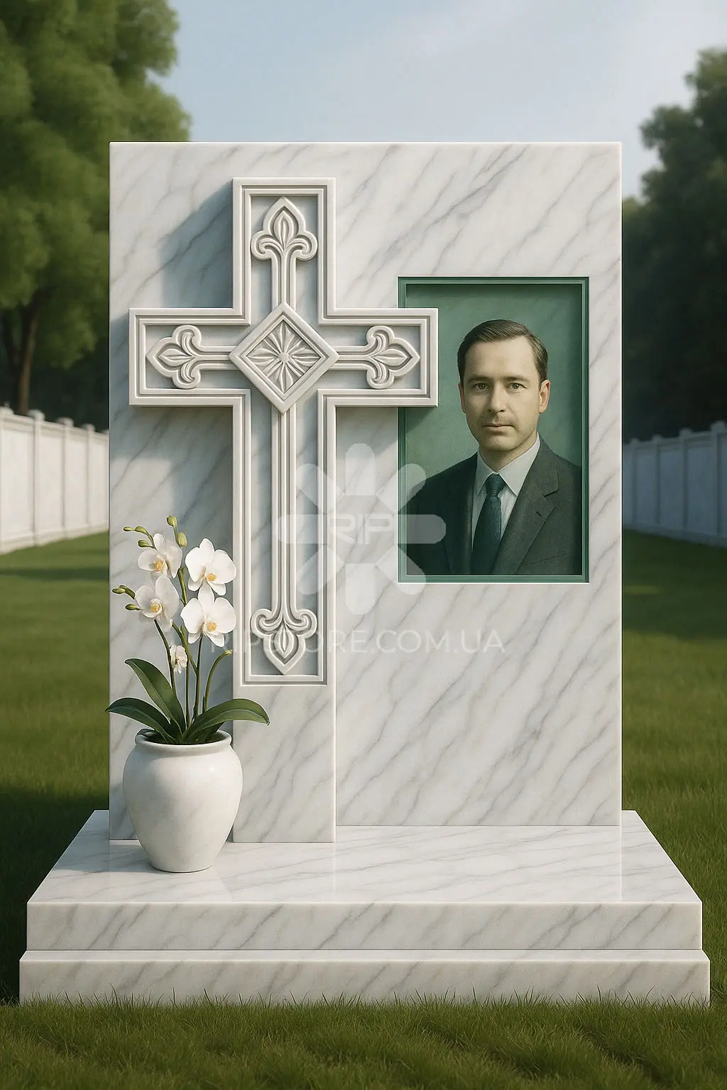 Пам'ятник з мармуру MP26010 фото