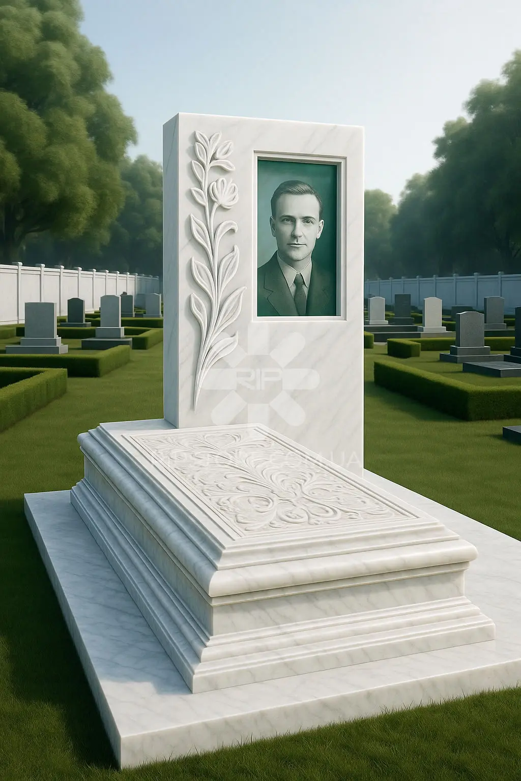 Пам'ятник з мармуру MP26013 фото