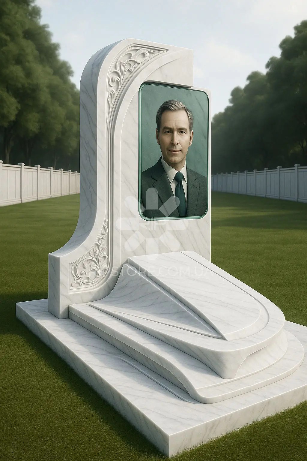 Пам'ятник з мармуру MP26014 фото