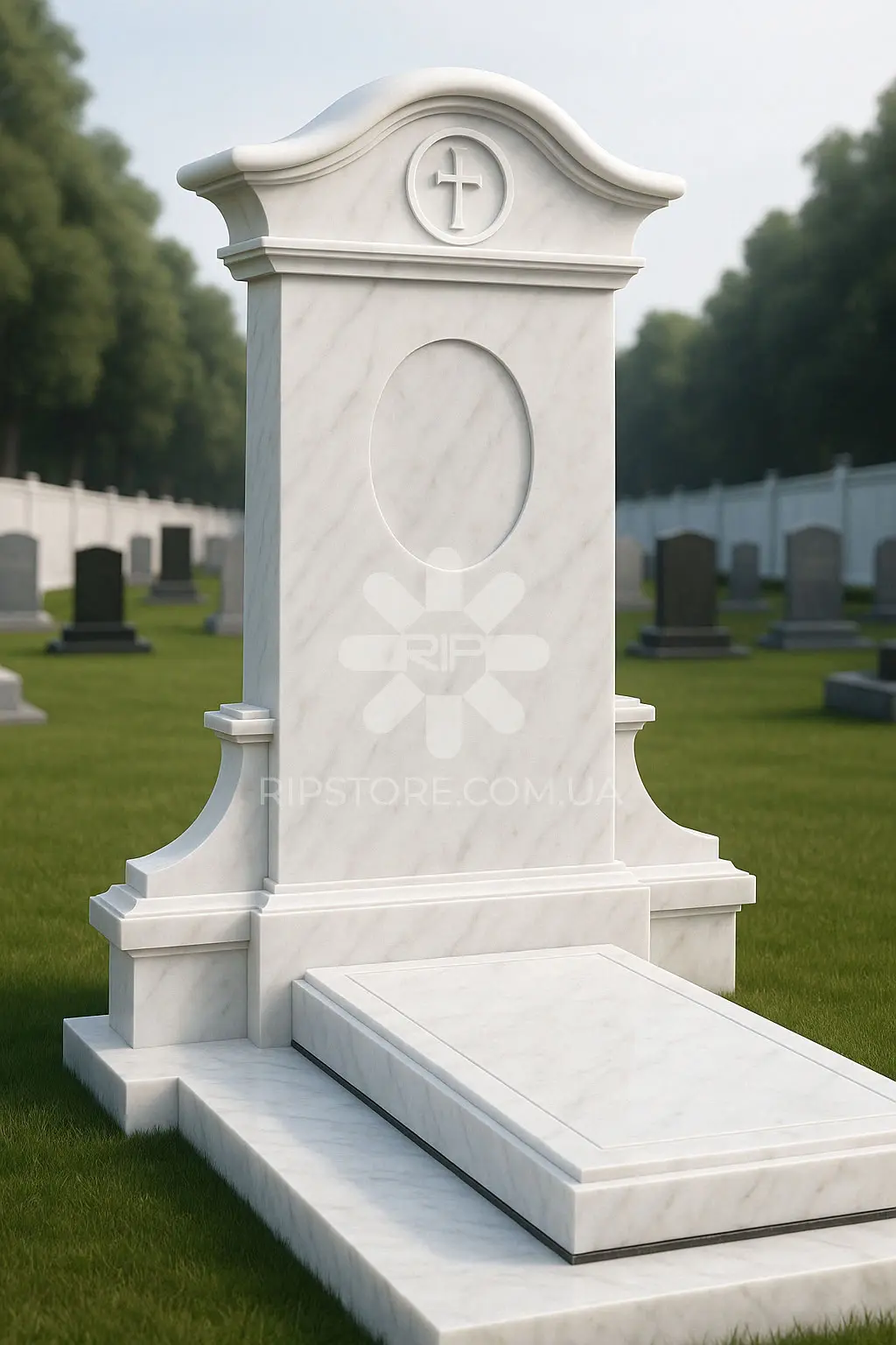 Пам'ятник з мармуру MP26018 фото