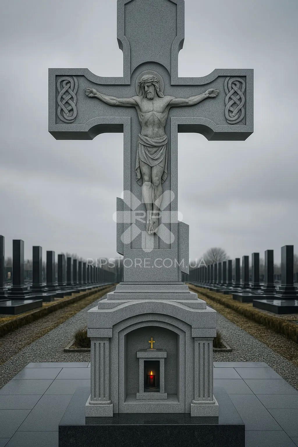 Пам'ятник з хрестом від дизайнера KRD2603 фото