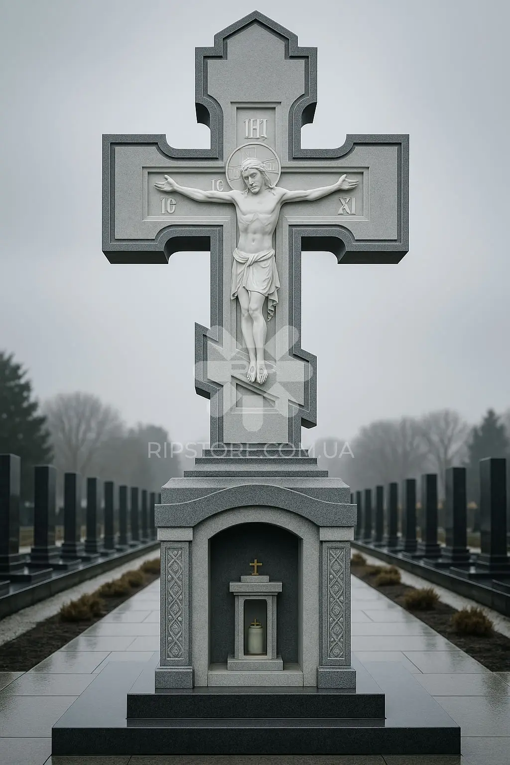 Пам'ятник з хрестом від дизайнера KRD2604 фото