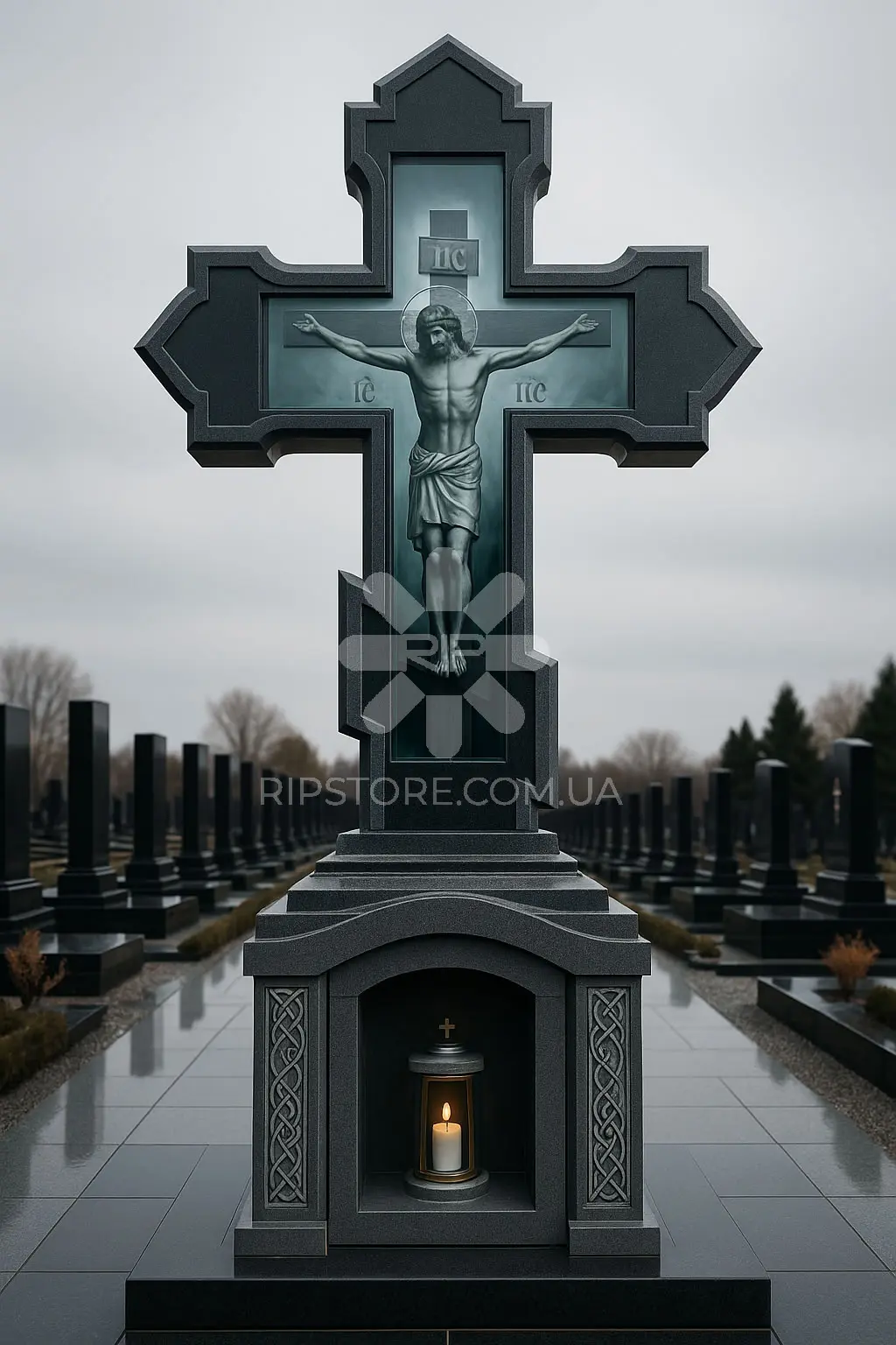 Пам'ятник з хрестом від дизайнера KRD2605 фото