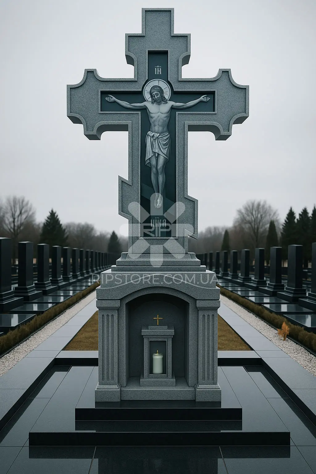 Пам'ятник з хрестом від дизайнера KRD2606 фото