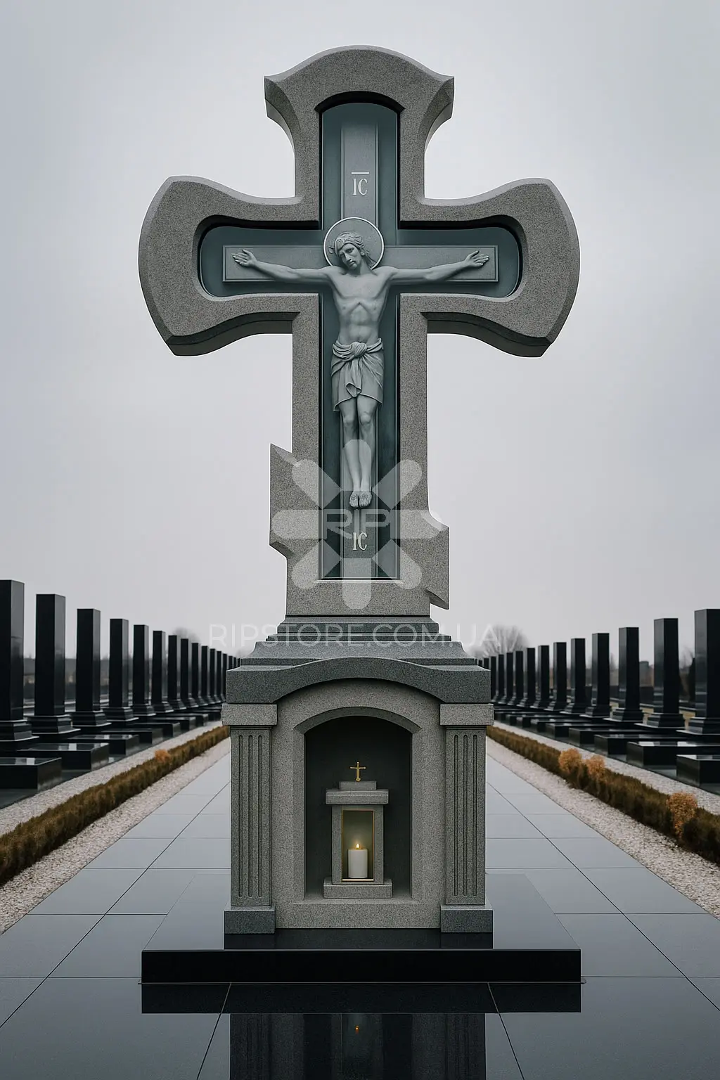 Пам'ятник з хрестом від дизайнера KRD2607 фото