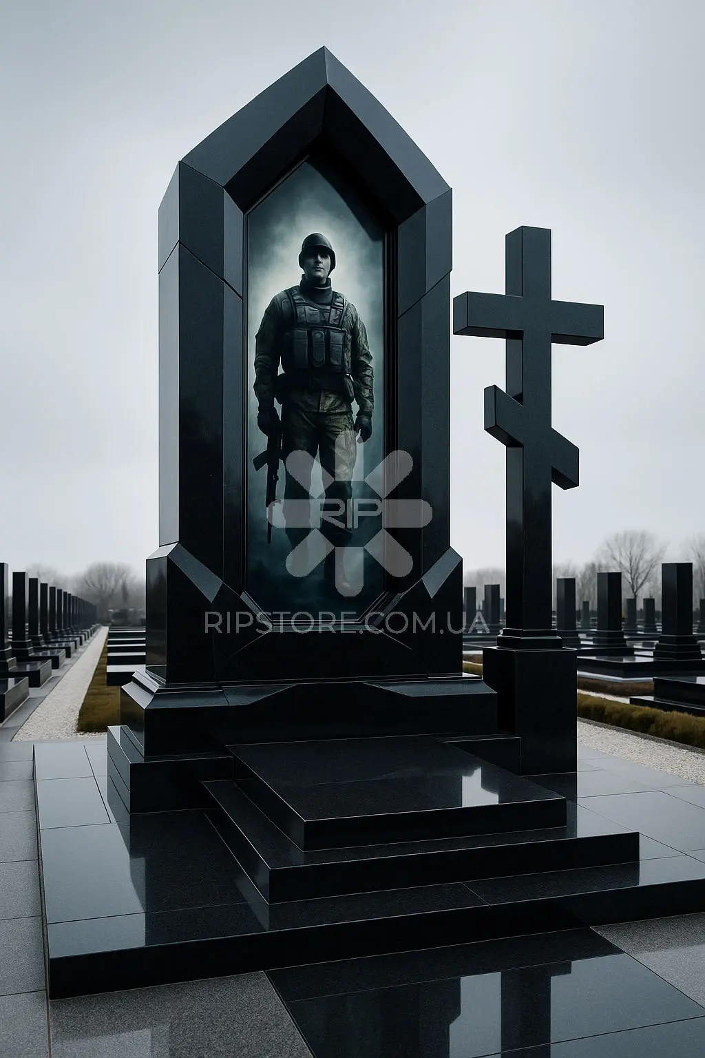 Памятник для военного VP26017 фото