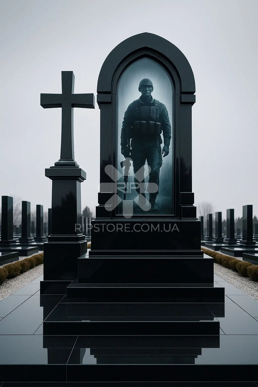 Памятник для военного VP26019 фото