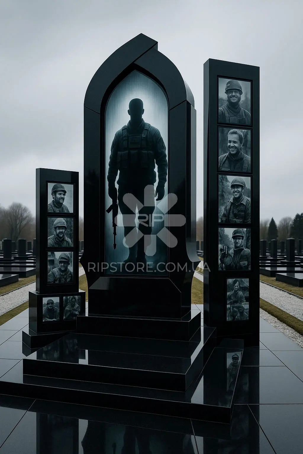 Памятник для военного VP26023 фото