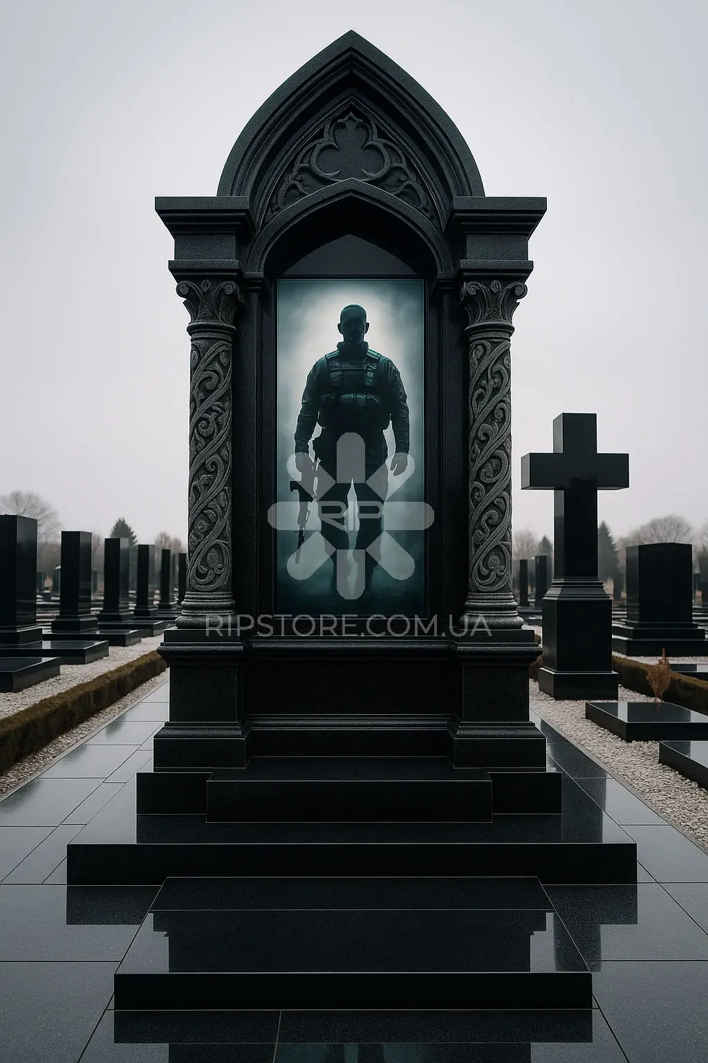 Памятник для военного VP26025 фото