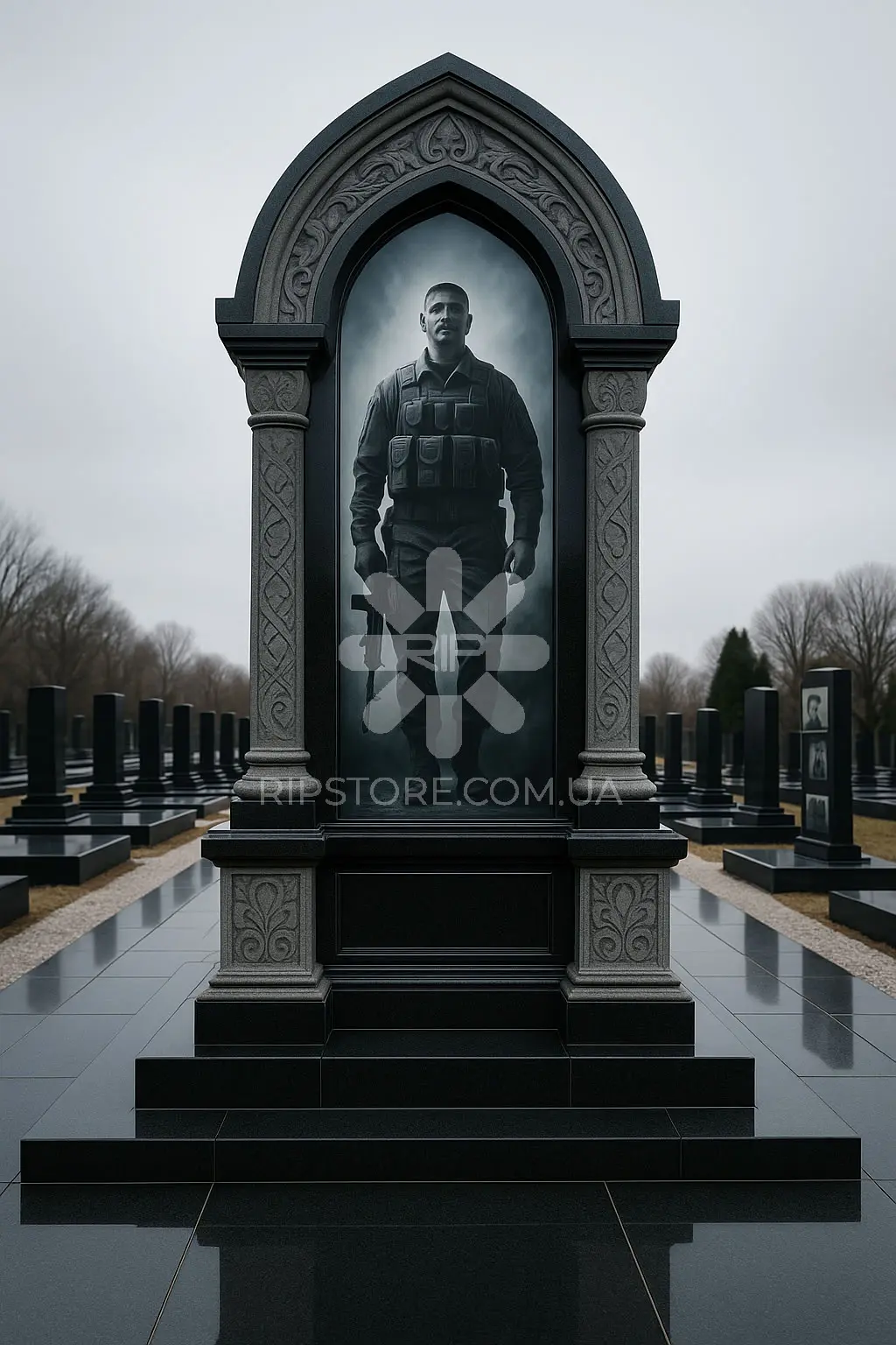 Памятник для военного VP26027 фото