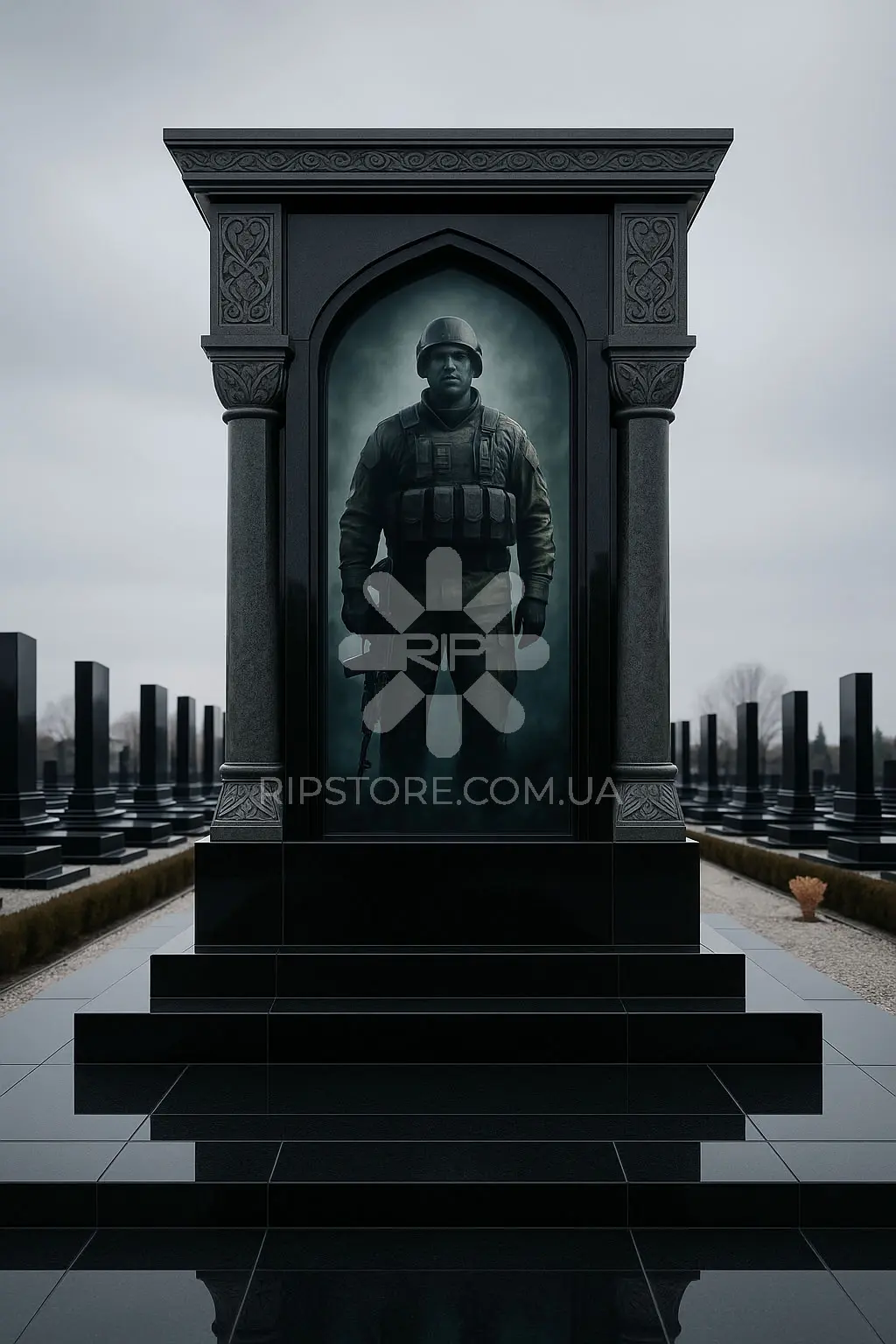 Памятник для военного VP26028 фото
