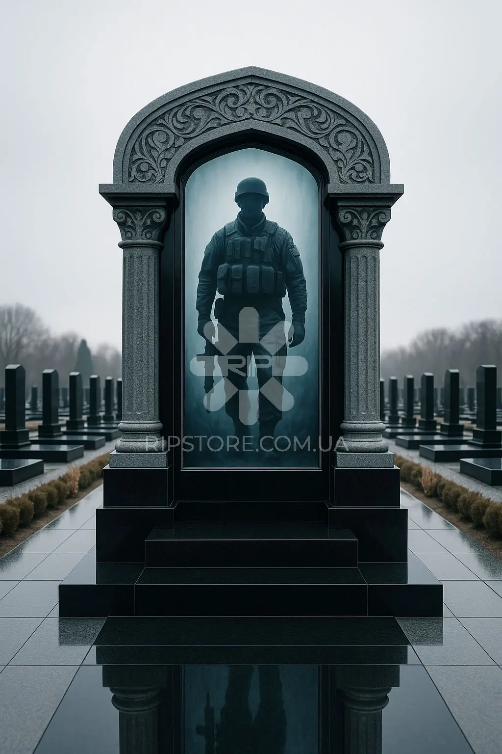 Памятник для военного VP26029 фото