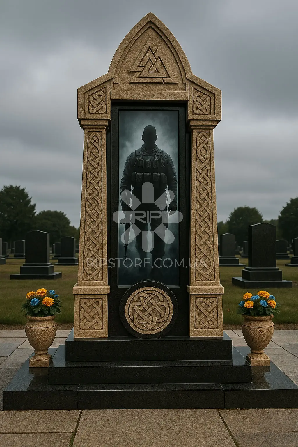 Памятник для военного VP26047 фото