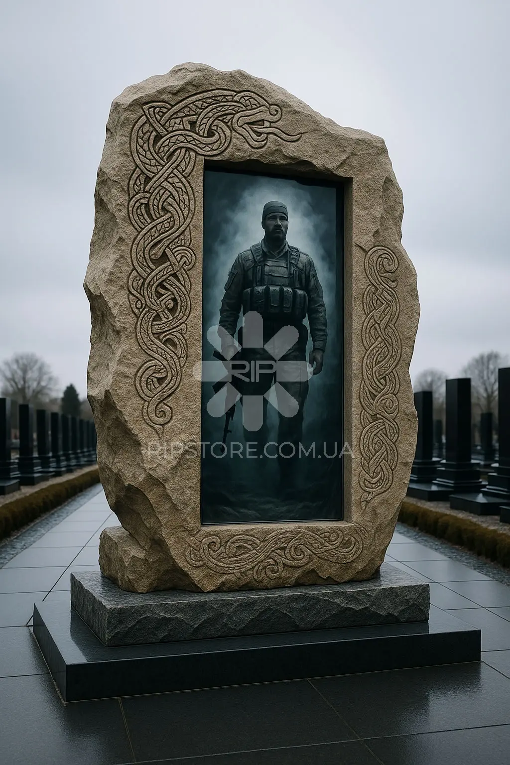 Памятник для военного VP26052 фото