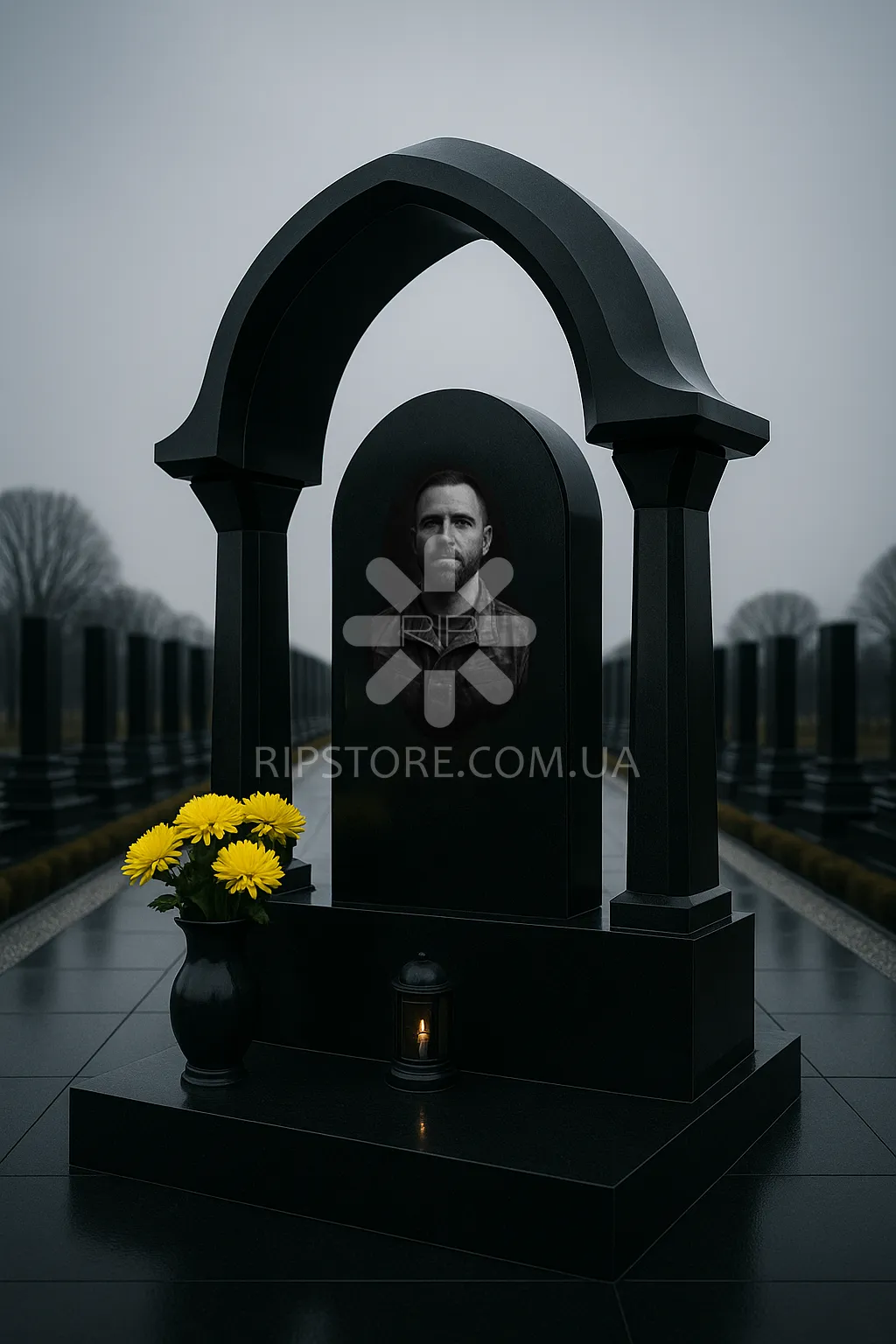 Пам'ятники для військових з аркою